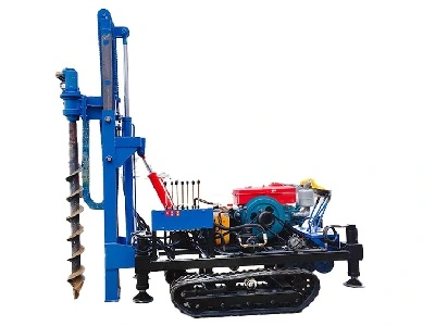 mini excavator pile driver