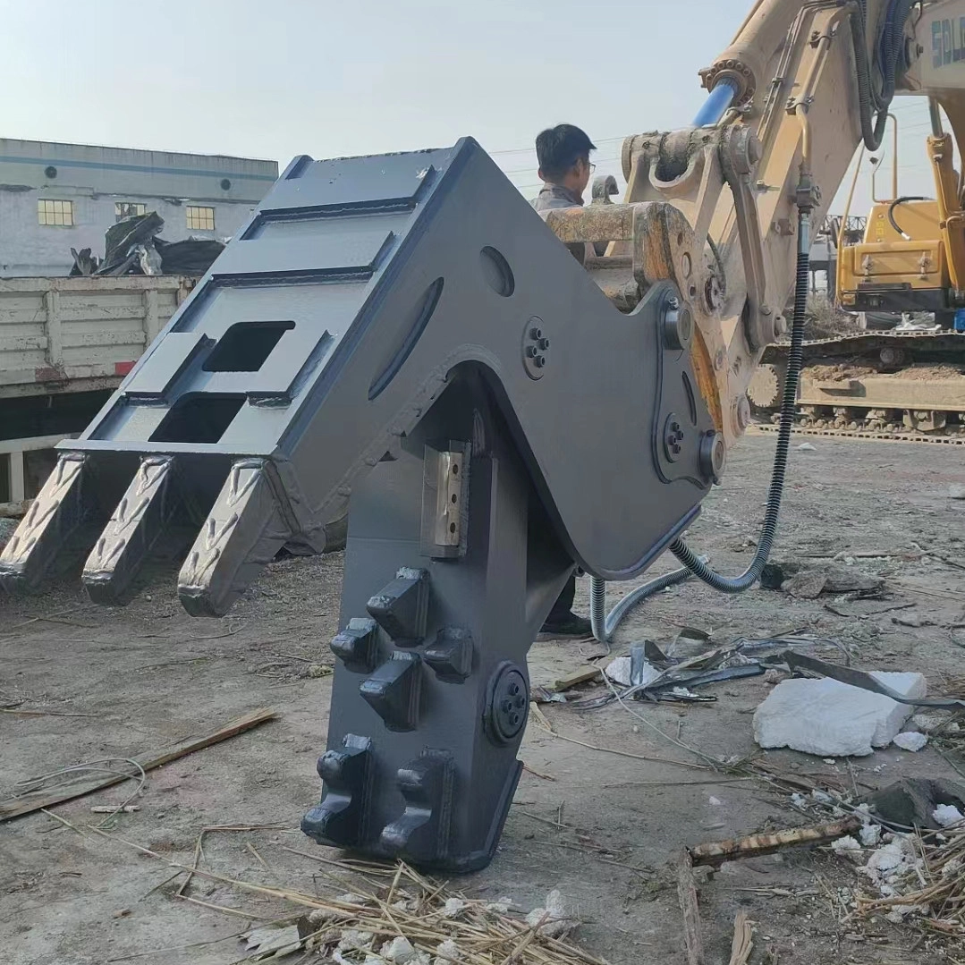 excavator pulverizer attachment