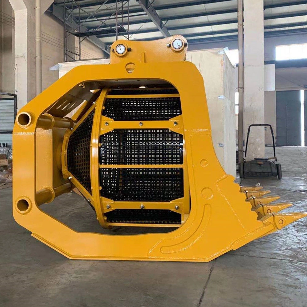 excavator soil screener