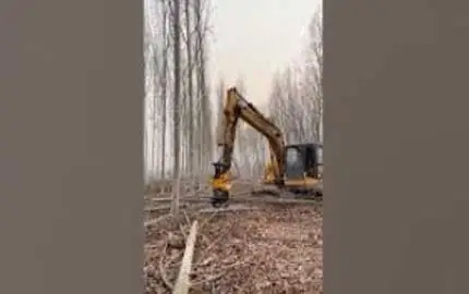 Excavator Grapple Saw