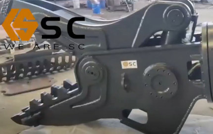 excavator hydraulic shear