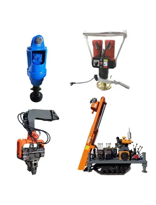 Excavator Pile Driver